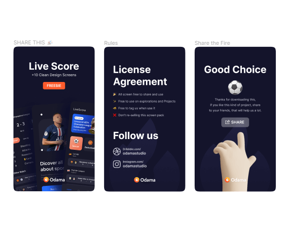 Live Score UI KIT 