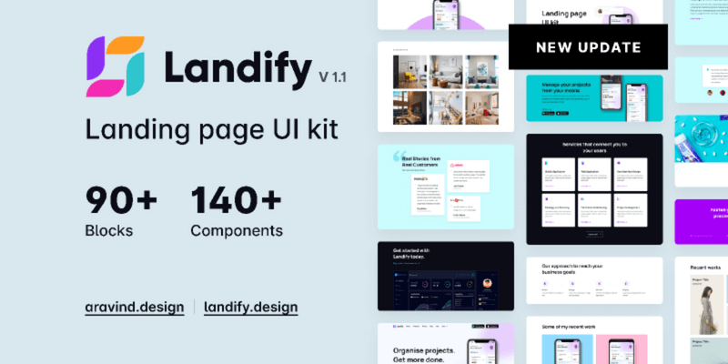 Landify  Landing Page UI Kit