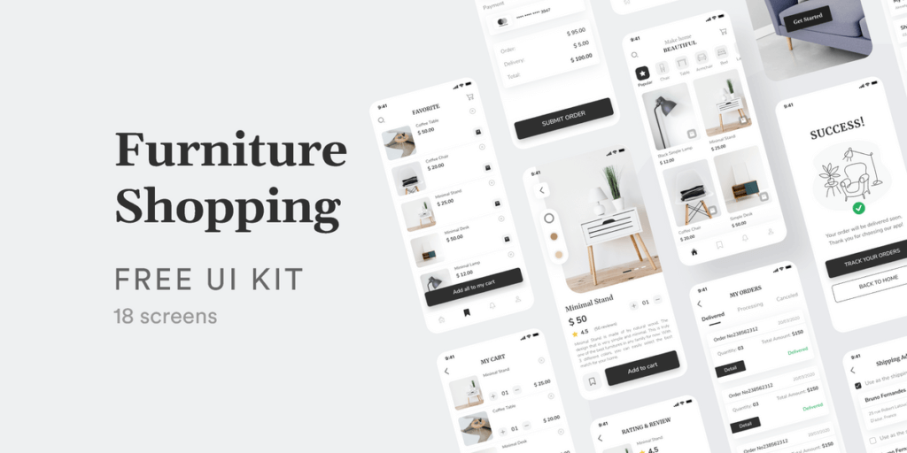 Furniture Shopping UI Kit