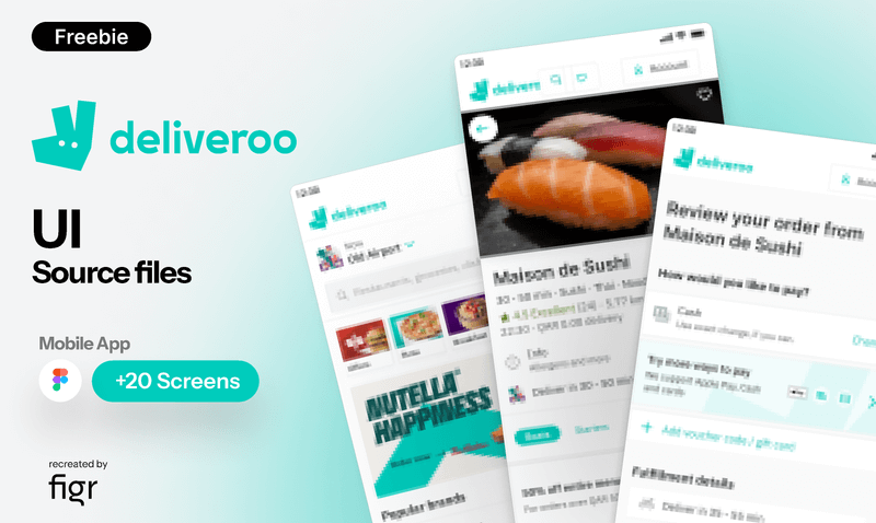 Deliveroo App UI