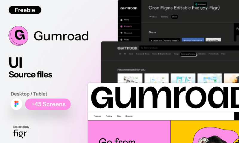 Gumroad UI