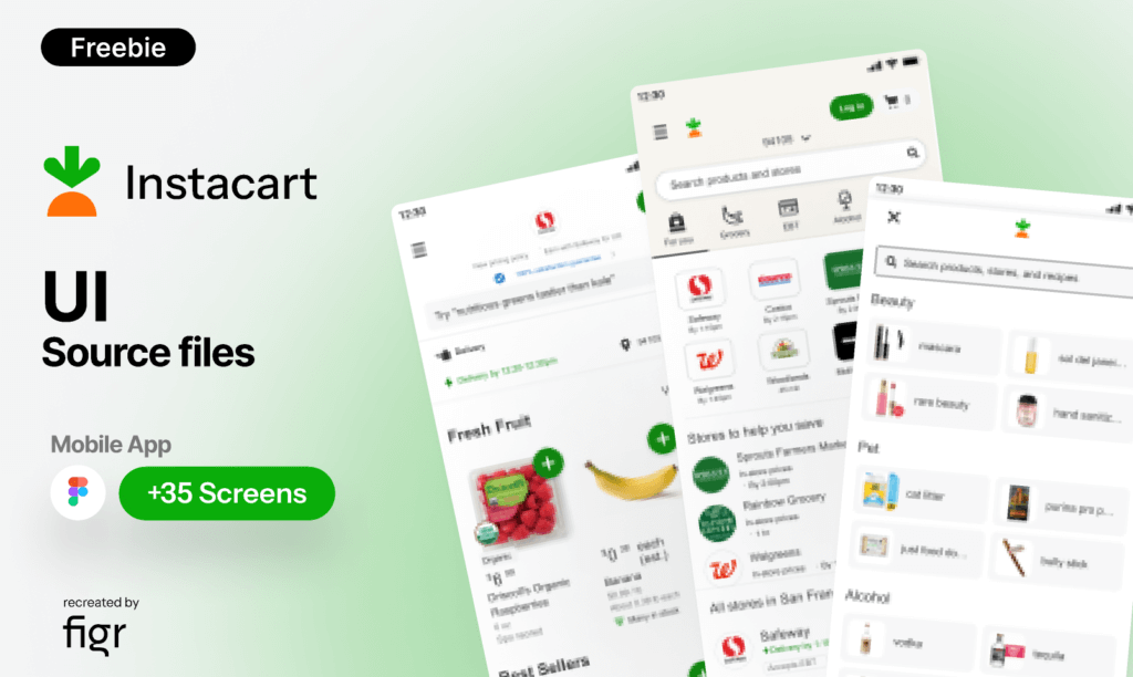 Instacart App UI